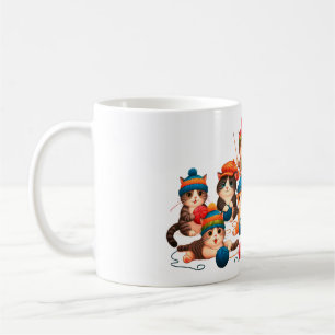 Taza De Café gato, naturaleza, animales