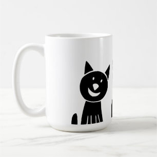 Taza De Café gato, naturaleza, dibujo