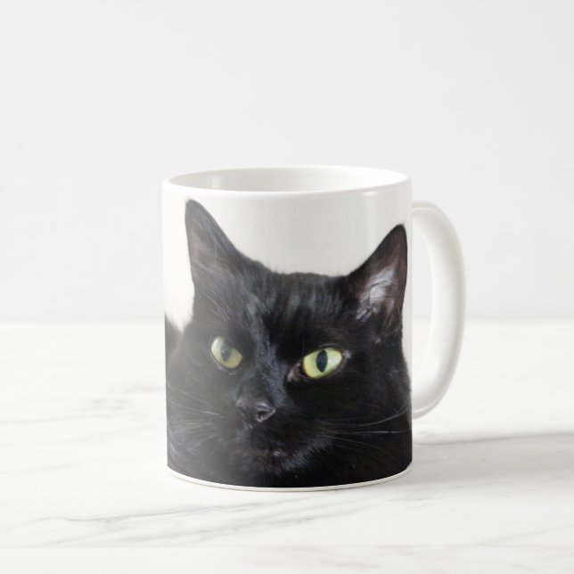Taza De Café Gato negro (Anverso derecho)