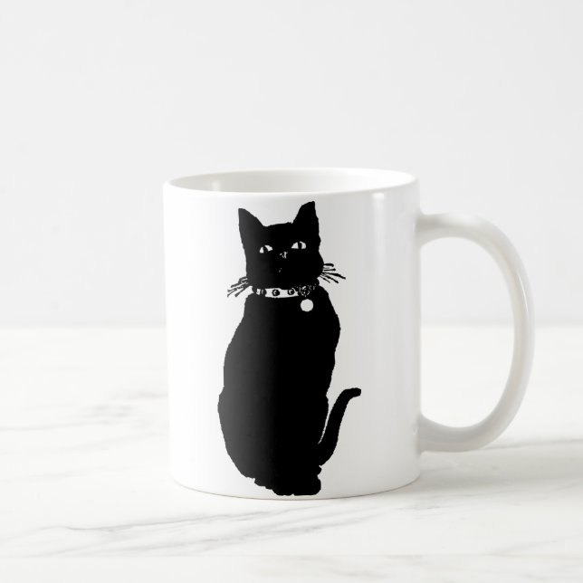 Taza De Café Gato negro (Derecha)