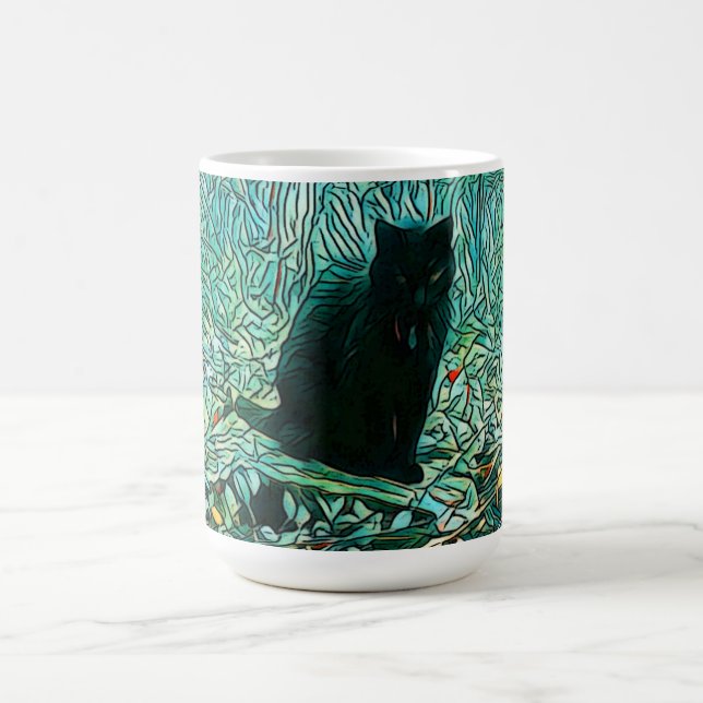 Taza De Café Gato negro (Centro)