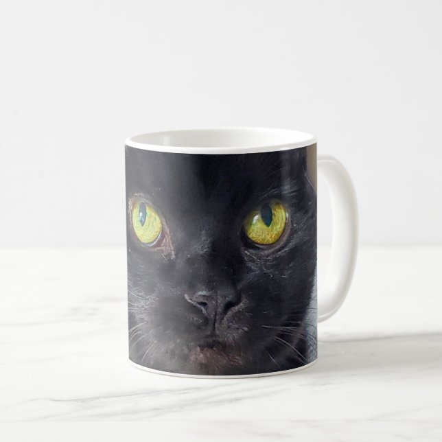 Taza De Café Gato negro (Anverso derecho)