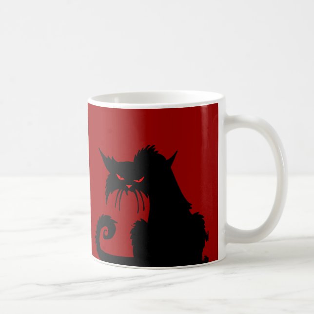Taza De Café Gato negro (Derecha)