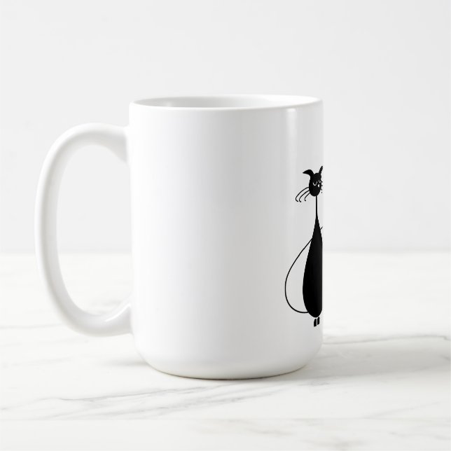 Taza De Café Gato negro (Izquierda)