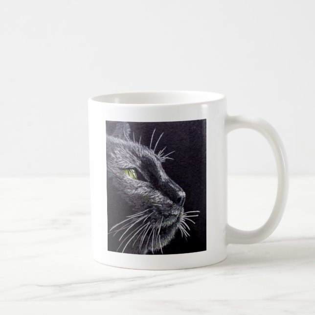 Taza De Café Gato negro (Derecha)