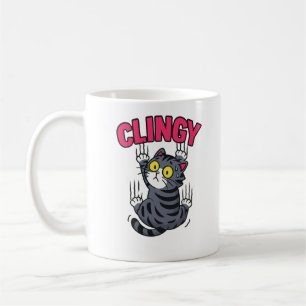 Taza de café gato negro amante del Ramen