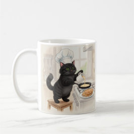Taza de café Gato Negro Cocina Gatito