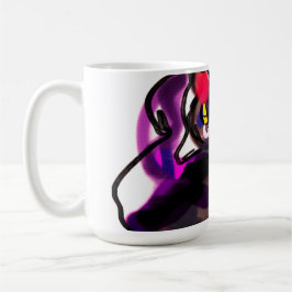 Taza De Café Gato negro de alegría de calabaza