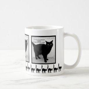 Taza De Café Gato negro de Halloween
