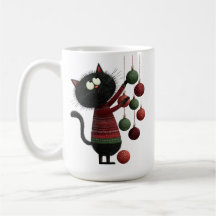GATO NEGRO DE NAVIDAD LINDOS Y RARO
