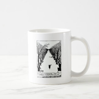 Taza De Café Gato negro en ilustraciones solas del rastro