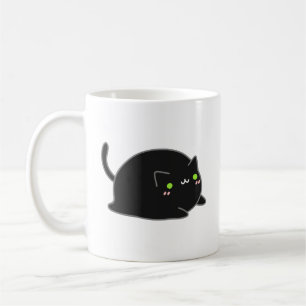 Taza De Café Gato negro kawaii