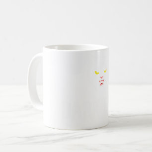 Taza De Café Gato negro malvado Sigilo Oscuro Arte Gótico Metál