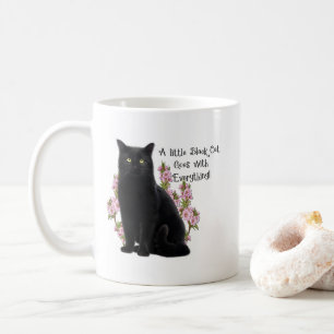 TAZA DE CAFÉ GATO NEGRO PEQUEÑO