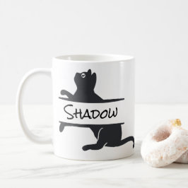 Taza De Café Gato negro personalizado