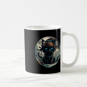 Taza De Café Gato negro pirata
