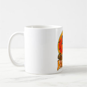 Taza De Café Gato Negro Sobre Disfraz de Halloween de Luna Llen