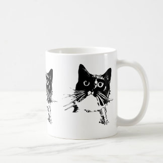 Taza De Café Gato negro Taza-Menor