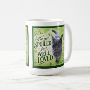 Taza De Café Gato No Malcriado, Solo Muy Amado