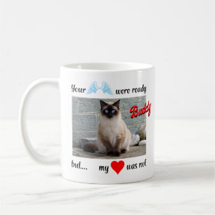Taza De Café Gato o perro en memoria de los personalizados