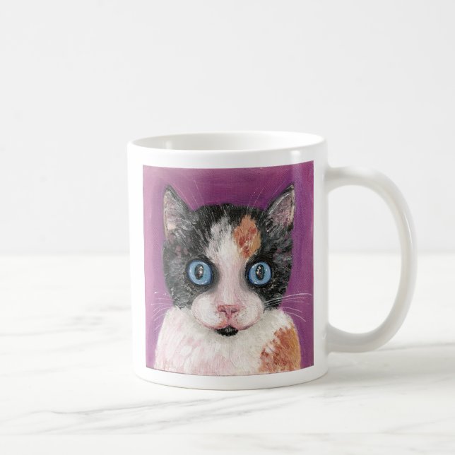 Taza De Café Gato para el té (Derecha)