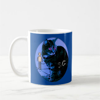 Taza De Café Gato perdido en el juego de la aventura