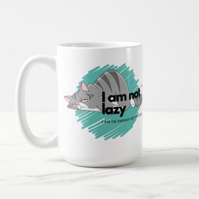 Taza De Café Gato perezoso (Izquierda)