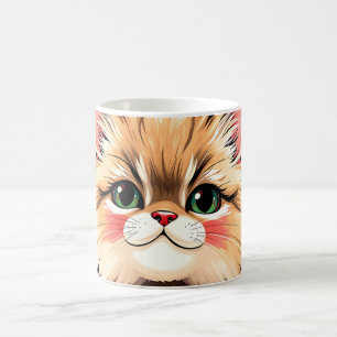 Taza De Café Gato persa juguetón