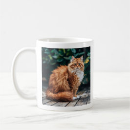 Taza De Café Gato persa naranja