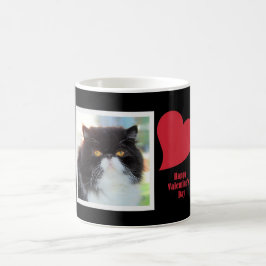 Taza De Café Gato persa Valentine Mug