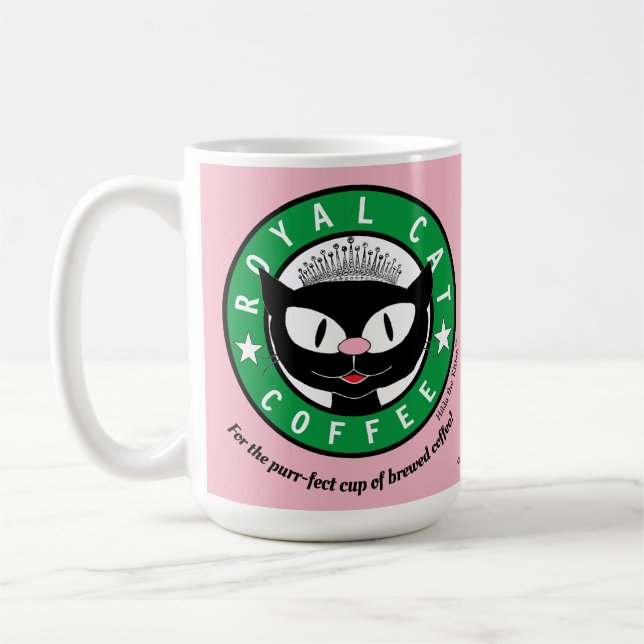 Taza De Café Gato Personalizado Princesa de CAFÉ CAT ROYAL (Izquierda)