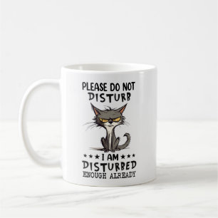 Taza De Café Gato perturbado