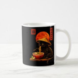 Taza De Café Gato Ramen Gatito Arte Japonés Divertido Gráfico A