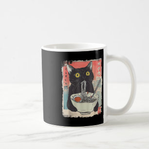 Taza De Café Gato Ramen Noodle japonés Anime Manga Ramen Kawaii