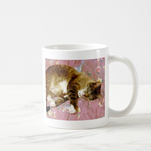 Taza De Café Gato real, gato falso  (Derecha)