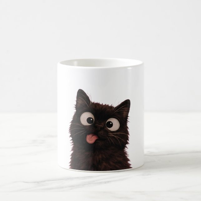 Taza De Café Gato rebelde. (Centro)