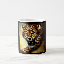 Taza De Café Gato salvaje Leopard (10)
