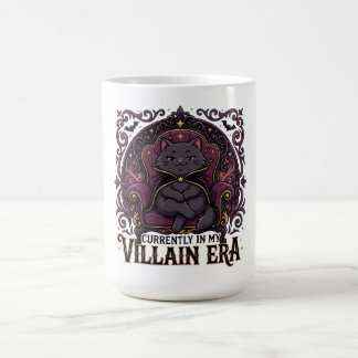 Taza De Café Gato Sarcástico Actualmente En Mi Era De Villano