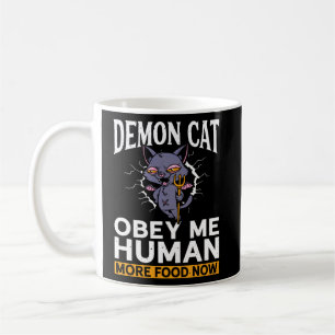 Taza De Café Gato satánico Demon Witchcraft Baphomet Gothic・