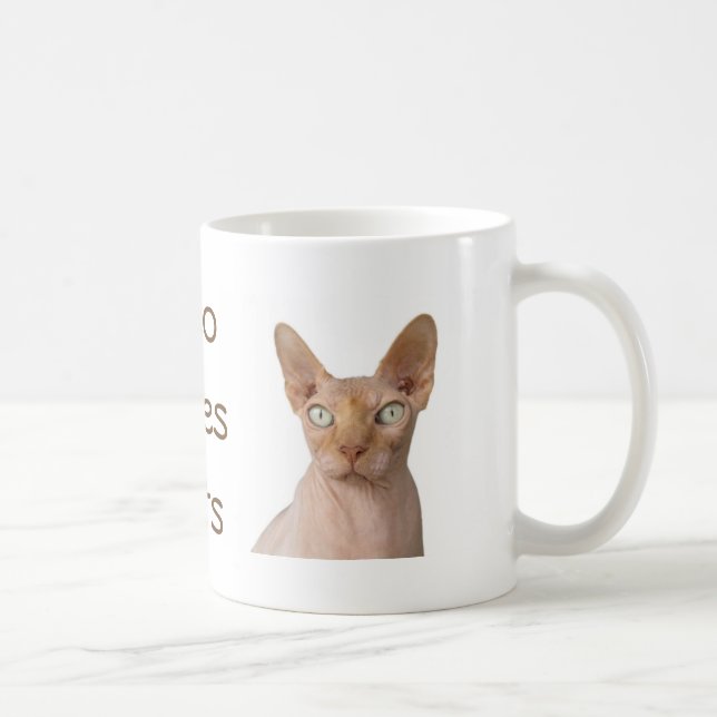 Taza De Café Gato Sfinx (Derecha)