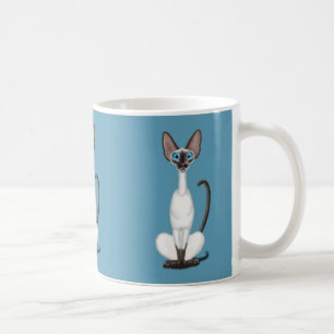 Taza De Café Gato siamés