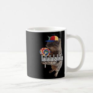 Taza De Café Gato Silencioso Con Meme De Lollipop