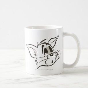 Taza De Café Gato soñoliento de Tom