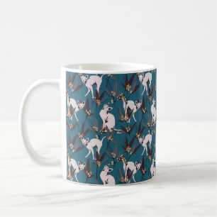 Taza De Café gato sphynx divertido patrón niños