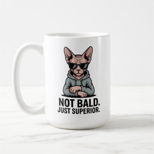 Taza De Café Gato Sphynx Superior Actitud Sarcástica Arte