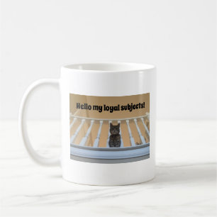Taza De Café Gato Súbditos Leales Divertidos
