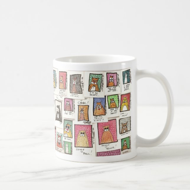 Taza De Café Gato-toons (Derecha)