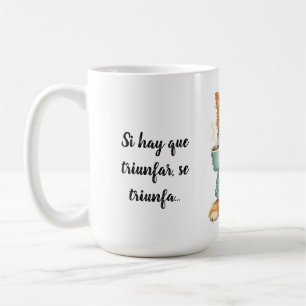 Taza De Café gato triunfador