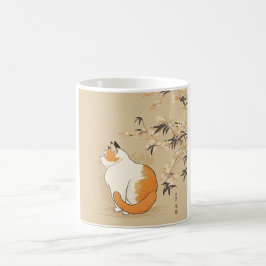 Taza De Café Gato Ukiyoe japonés