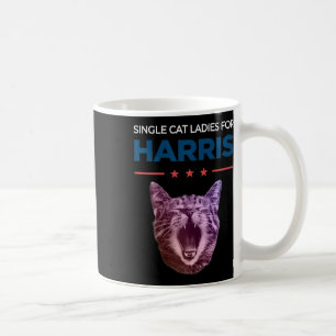 Taza De Café Gato Único Para Harris 2024 Political